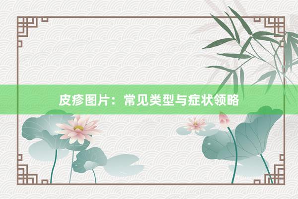 皮疹图片：常见类型与症状领略